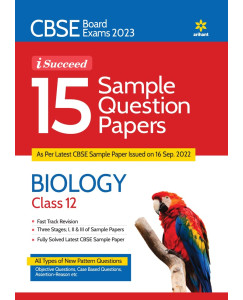 CBSE Board Exam 2023 I-Succeed 15 Sample Question Papers - BIOLOGY Class 12th